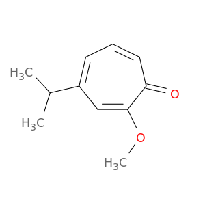 2,4,6-Cycloheptatrien-1-one, 2-methoxy-4-(1-methylethyl)-
