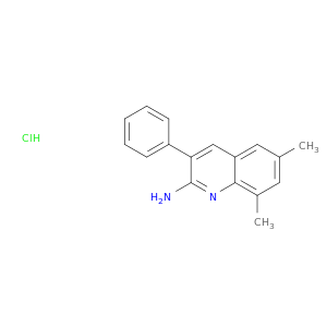 2-Amino-6,8-dimethyl-3-phenylquinoline hydrochloride