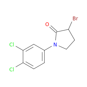 3-bromo-1-(3,4-dichlorophenyl)pyrrolidin-2-one
