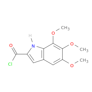 1H-Indole-2-carbonyl chloride, 5,6,7-trimethoxy-