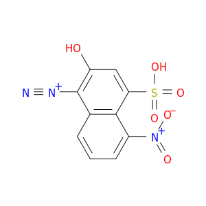 2-hydroxy-5-nitro-4-sulfonaphthalene-1-diazonium