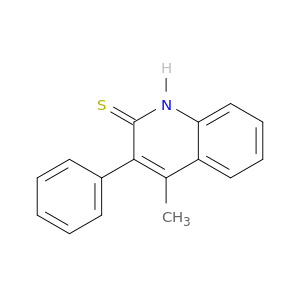 2(1H)-Quinolinethione, 4-methyl-3-phenyl-