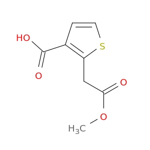 2-(2-Methoxy-2-oxoethyl)thiophene-3-carboxylic acid