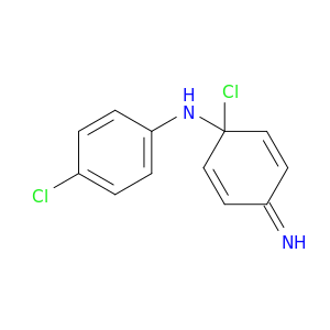 Benzenamine, 4-chloro-N-(1-chloro-4-imino-2,5-cyclohexadien-1-yl)-