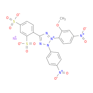 Sodium 4-(3-(2-methoxy-4-nitrophenyl)-2-(4-nitrophenyl)-2H-tetrazol-3-ium-5-yl)benzene-1,3-disulfonate