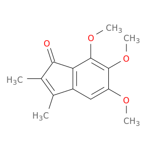 1H-Inden-1-one, 5,6,7-trimethoxy-2,3-dimethyl-