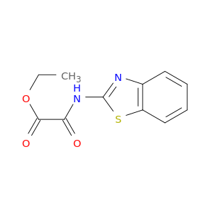 Acetic acid, (2-benzothiazolylamino)oxo-, ethyl ester