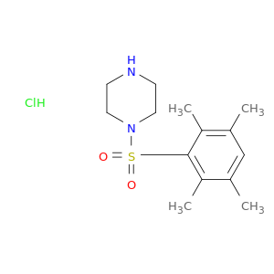1-((2,3,5,6-Tetramethylphenyl)sulfonyl)piperazine hydrochloride