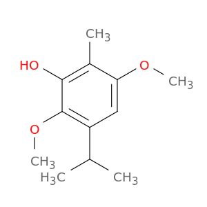 Phenol, 2,5-dimethoxy-6-methyl-3-(1-methylethyl)-