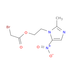 Acetic acid, bromo-, 2-(2-methyl-5-nitro-1H-imidazol-1-yl)ethyl ester