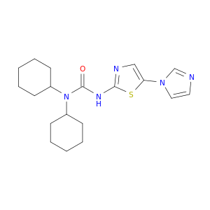 Urea, N,N-dicyclohexyl-N'-[5-(1H-imidazol-1-yl)-2-thiazolyl]-