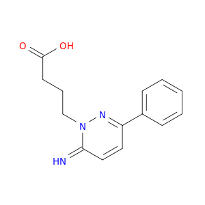 1(6H)-Pyridazinebutanoic acid, 6-imino-3-phenyl-