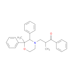 1-Propanone,2-methyl-3-(2-methyl-2,3-diphenyl-4-morpholinyl)-1-phenyl-
