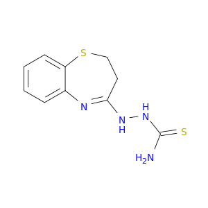 Hydrazinecarbothioamide, 2-(2,3-dihydro-1,5-benzothiazepin-4-yl)-