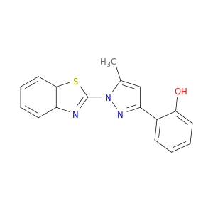 Phenol, 2-[1-(2-benzothiazolyl)-5-methyl-1H-pyrazol-3-yl]-