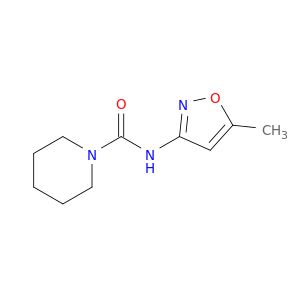 1-Piperidinecarboxamide, N-(5-methyl-3-isoxazolyl)-