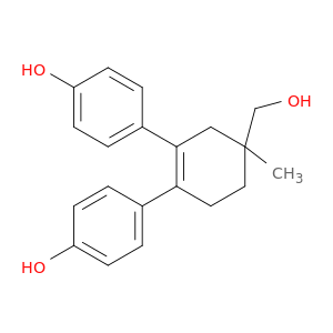 Phenol, 4,4'-[4-(hydroxymethyl)-4-methyl-1-cyclohexene-1,2-diyl]bis-