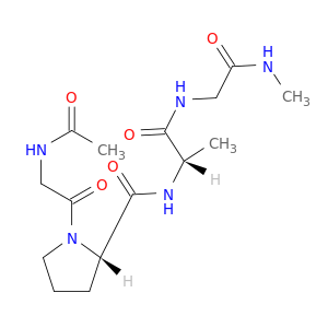 Glycinamide, N-acetylglycyl-L-prolyl-L-alanyl-N-methyl-