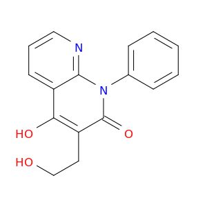 1,8-Naphthyridin-2(1H)-one, 4-hydroxy-3-(2-hydroxyethyl)-1-phenyl-