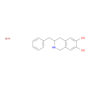 6,7-Isoquinolinediol, 1,2,3,4-tetrahydro-3-(phenylmethyl)-, hydrobromide