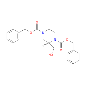 (R)-Dibenzyl 2-(hydroxymethyl)piperazine-1,4-dicarboxylate