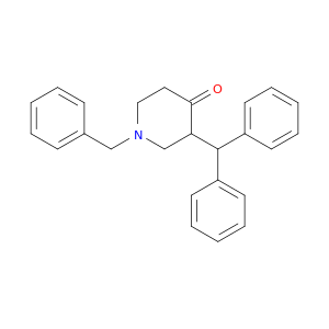 3-二苯甲基-1-苄基哌啶-4-酮