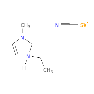 1H-Imidazolium, 1-ethyl-3-methyl-, selenocyanate