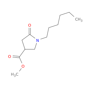 1-己基-4-甲氧基羰基-2-吡咯烷酮