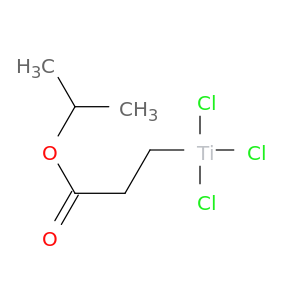 Titanium, trichloro[3-(1-methylethoxy)-3-oxopropyl]-