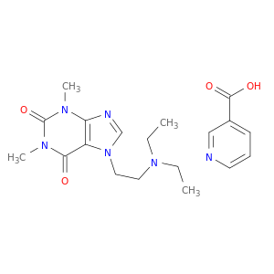7-(2-(DIETHYLAMINO)ETHYL)THEOPHYLLINE NICOTINATE