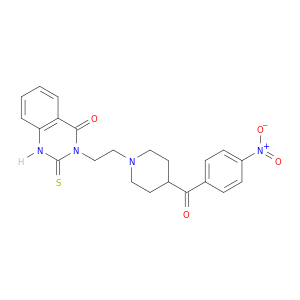 4(1H)-Quinazolinone,2,3-dihydro-3-[2-[4-(4-nitrobenzoyl)-1-piperidinyl]ethyl]-2-thioxo-