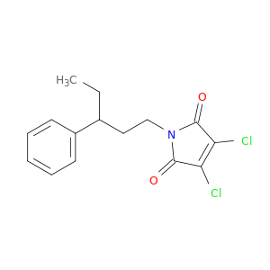 1H-Pyrrole-2,5-dione, 3,4-dichloro-1-(3-phenylpentyl)-