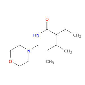 Pentanamide, 2-ethyl-3-methyl-N-(4-morpholinylmethyl)-