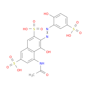 2,7-Naphthalenedisulfonicacid, 5-(acetylamino)-4-hydroxy-3-[2-(2-hydroxy-5-sulfophenyl)diazenyl]-