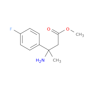 methyl 3-amino-3-(4-fluorophenyl)butanoate