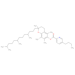 2,5,7,8-tetramethyl-2-(4,8,12-trimethyltridecyl)-3,4-dihydro-2h-chromen-6-yl 5-butylpyridine-2-carboxylate