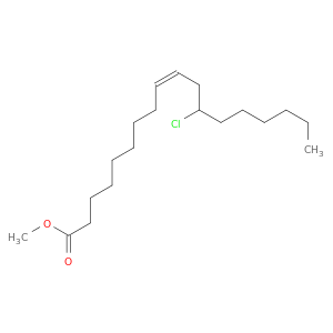 9-Octadecenoic acid, 12-chloro-, methyl ester, (Z)-