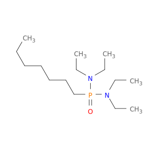 Phosphonic diamide, N,N,N',N'-tetraethyl-P-heptyl-
