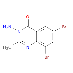 3-氨基-6,8-二溴-2-甲基喹唑啉-4(3H)-酮