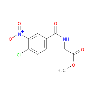 methyl 2-[(4-chloro-3-nitrophenyl)formamido]acetate