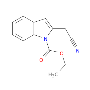 1H-Indole-1-carboxylic acid, 2-(cyanomethyl)-, ethyl ester