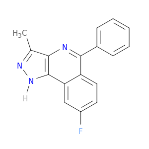 1H-Pyrazolo[4,3-c]isoquinoline, 8-fluoro-3-methyl-5-phenyl-