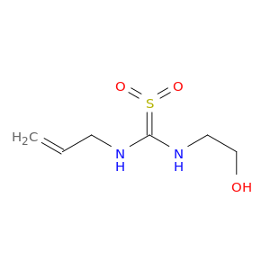 Thiourea, N-(2-hydroxyethyl)-N'-2-propenyl-, S,S-dioxide