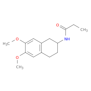 Propanamide, N-(1,2,3,4-tetrahydro-6,7-dimethoxy-2-naphthalenyl)-