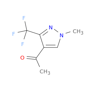 Ethanone, 1-[1-methyl-3-(trifluoromethyl)-1H-pyrazol-4-yl]-