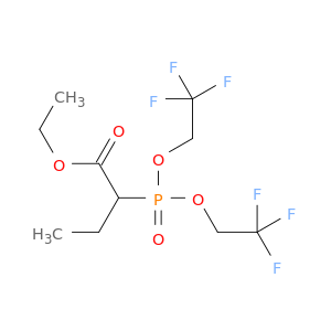 Butanoic acid, 2-[bis(2,2,2-trifluoroethoxy)phosphinyl]-, ethyl ester