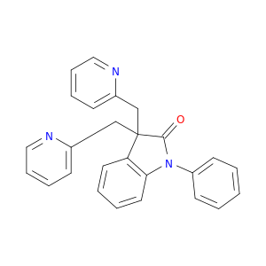 2H-Indol-2-one, 1,3-dihydro-1-phenyl-3,3-bis(2-pyridinylmethyl)-