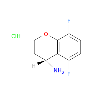 2H-1-苯并吡喃-4-胺,5,8-二氟-3,4-二氢-,盐酸盐(1：1),(4R)-