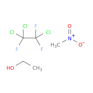 ethanol; nitromethane; 1,1,2-trichloro-1,2,2-trifluoro-ethane