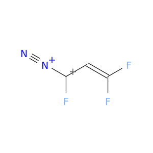 Propenylium, 1-diazonio-1,3,3-trifluoro-